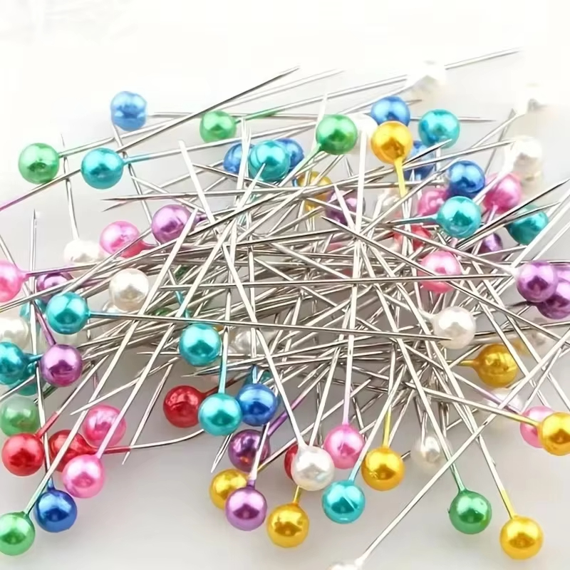 100Pcs Fashion Sewing Needles  - Embroidery Glass Beads ulasan dan harga