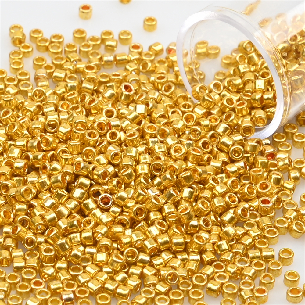 1200Pcs/Tube Metallic Japan Be - Embroidery Glass Beads ulasan dan harga