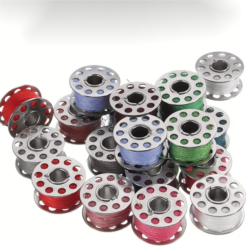 32Pcs Durable Metal Bobbins, F - Embroidery Quilting ulasan dan harga