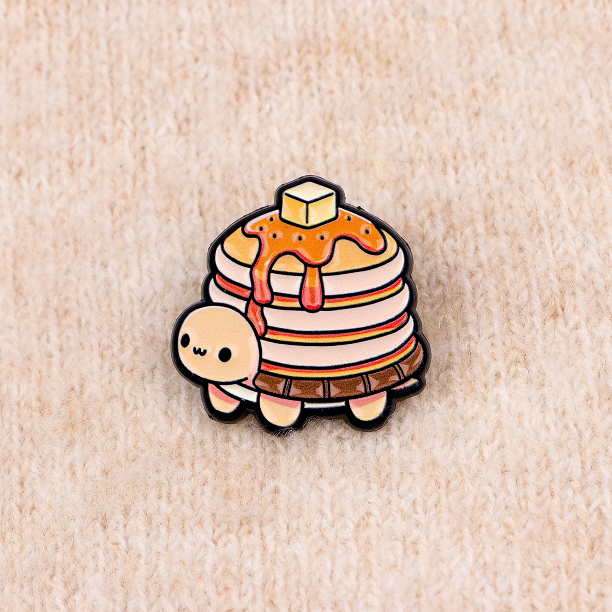 Pancake & Flower Turtle Enamel - Embroidery Fish ulasan dan harga