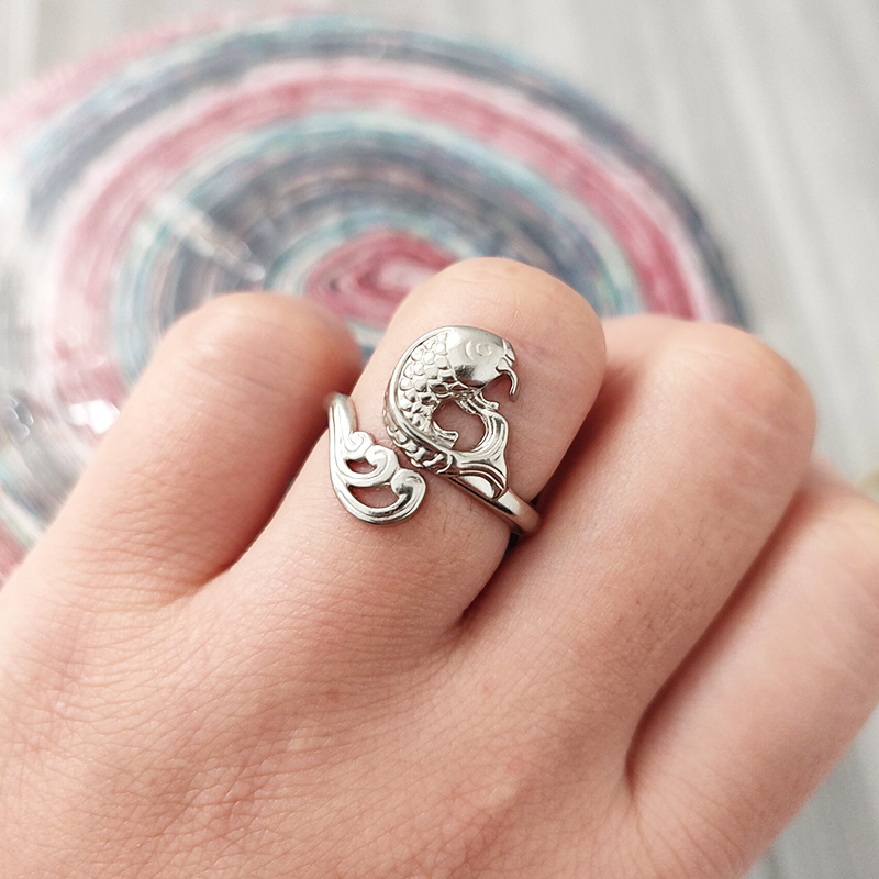 Ring Knitting Loop Crochet Too - Embroidery Fish ulasan dan harga