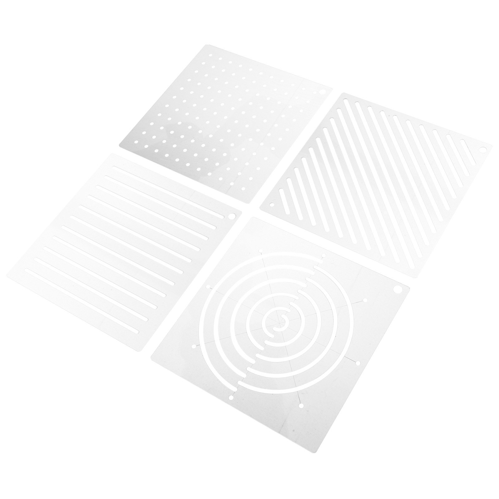 4Pcs Acrylic Quilting Template - Embroidery Quilting ulasan dan harga
