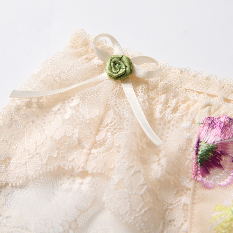 Lace See Through Women Sexy Li - Embroidery Lace ulasan dan harga