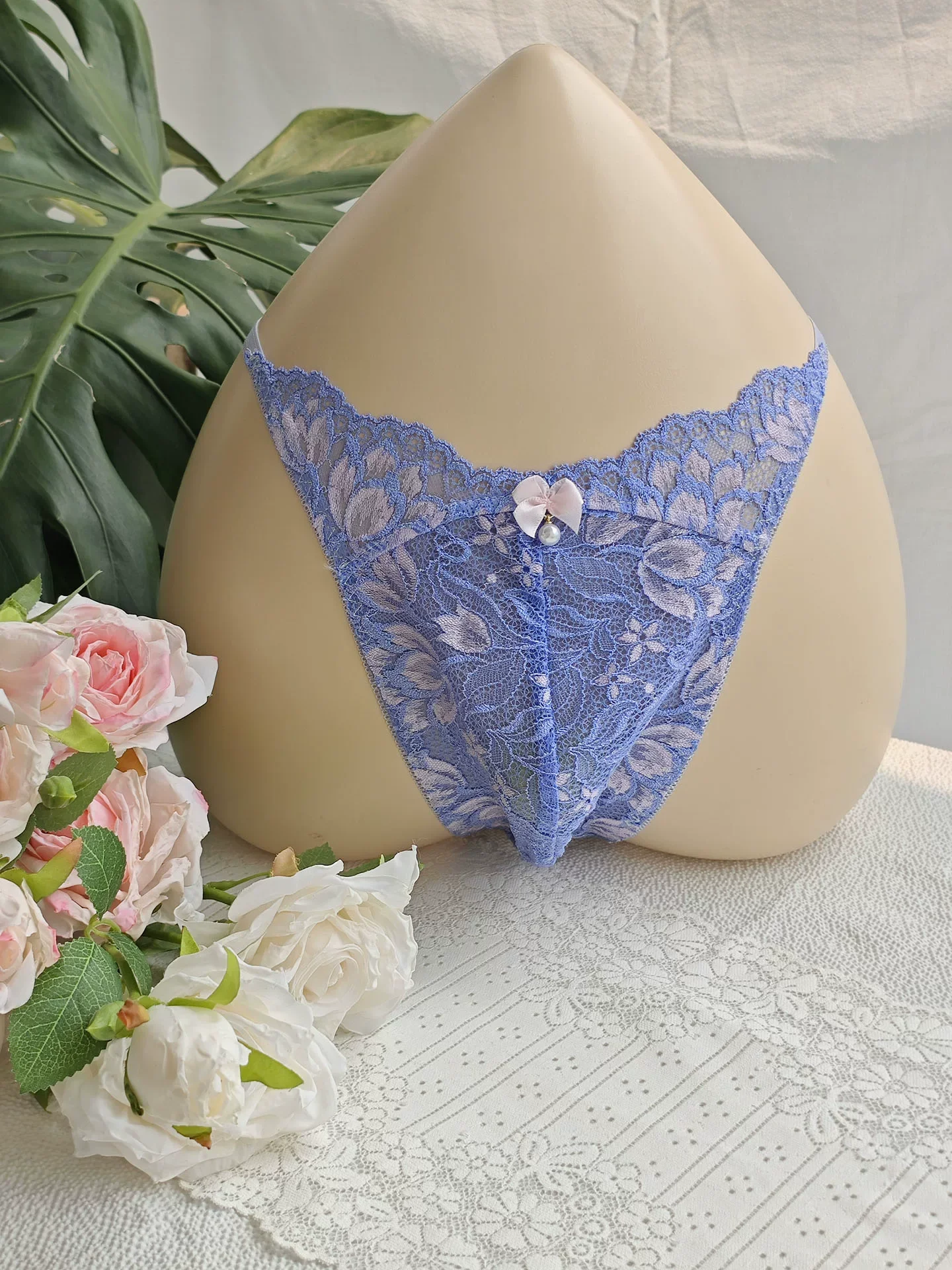 Black Lace Man's T-brief Embro - Embroidery Lace ulasan dan harga