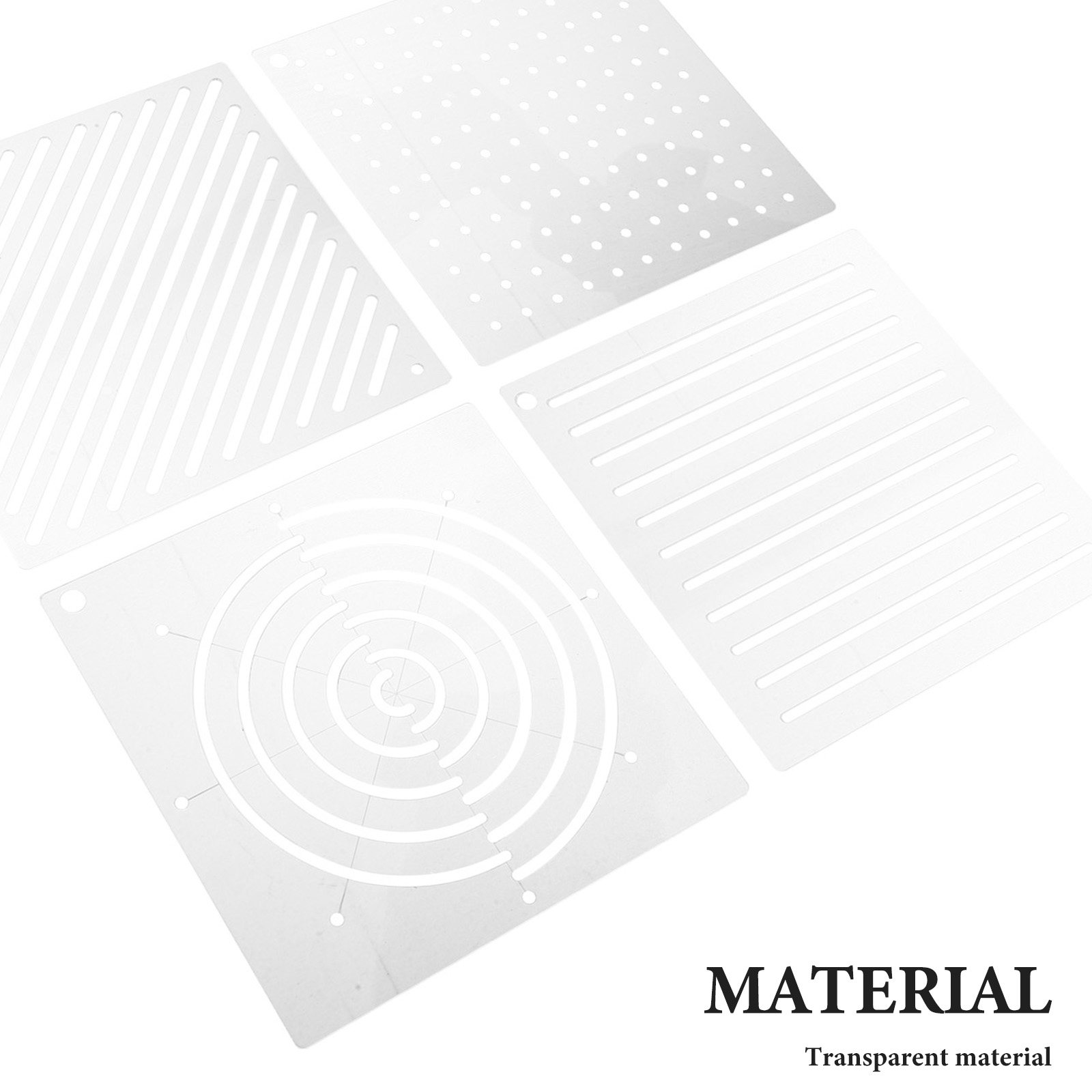 4Pcs Transparent Acrylic Quilt - Embroidery Quilting ulasan dan harga