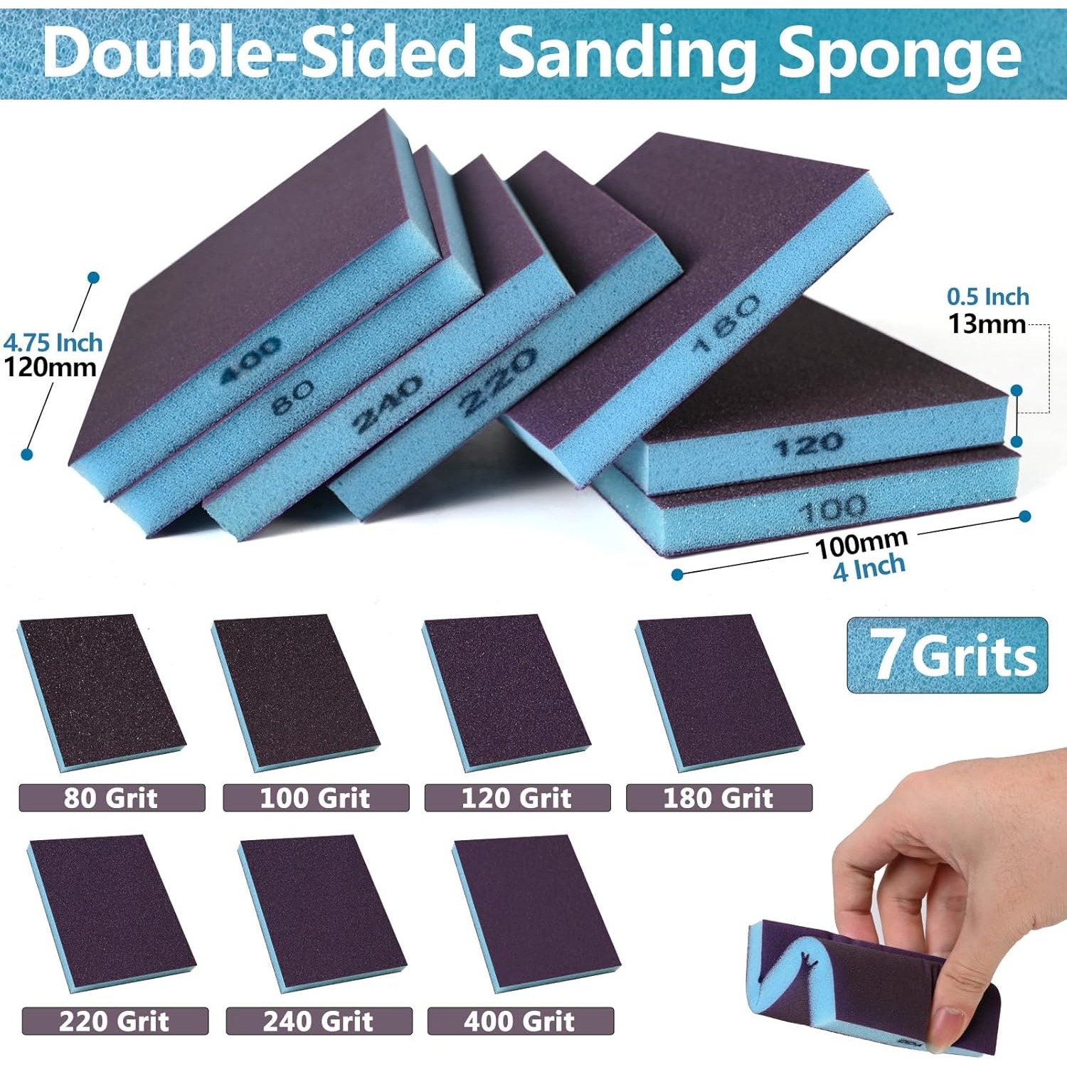 8Pack Double-Sided Sanding Spo - Embroidery Art Painting ulasan dan harga