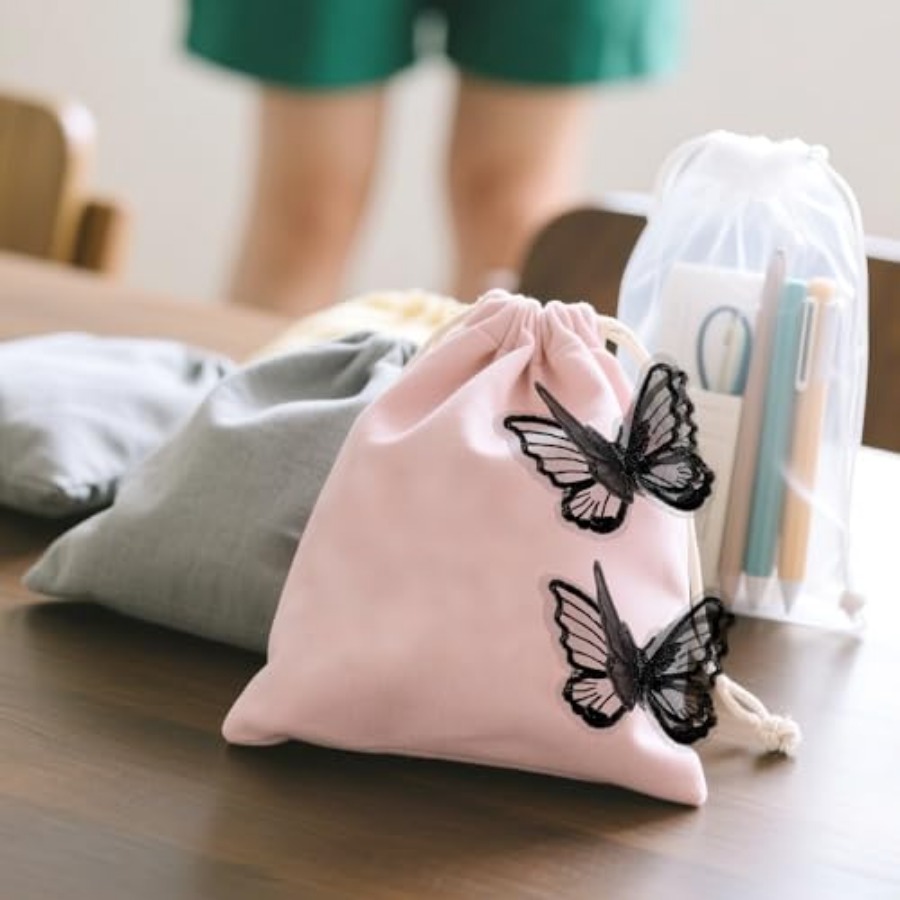Black Lace Butterfly, Double L - Embroidery Lace ulasan dan harga
