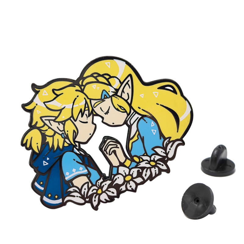 Anime Princess Enamel Pin Cosp - Embroidery Illustration ulasan dan harga