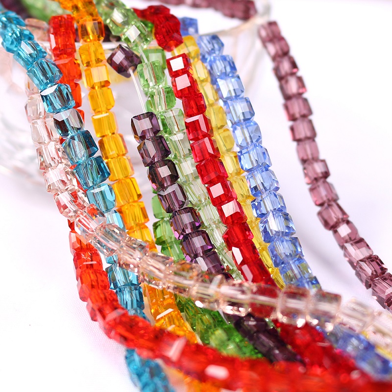 Austrian Glass Square Beads Gr - Embroidery Glass Beads ulasan dan harga
