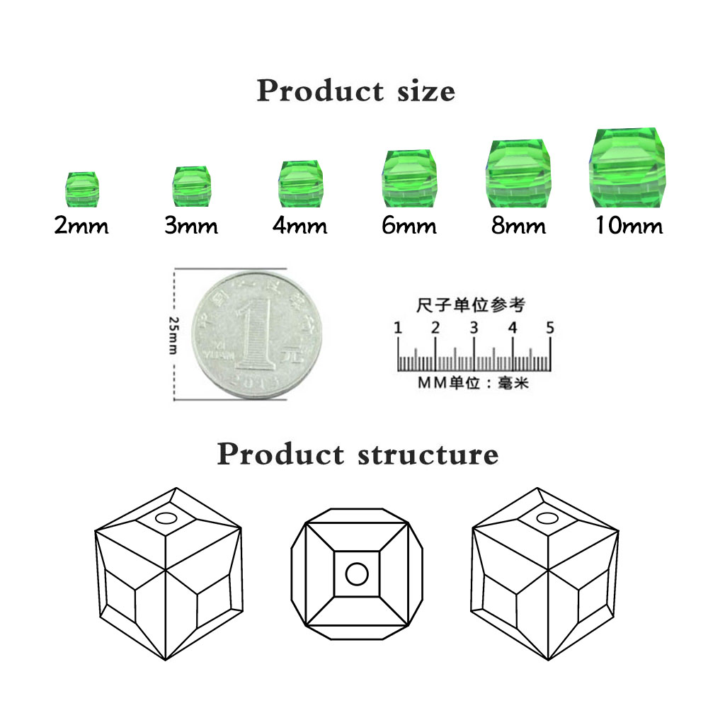 Austrian Glass Square Beads Gr - Embroidery Glass Beads ulasan dan harga