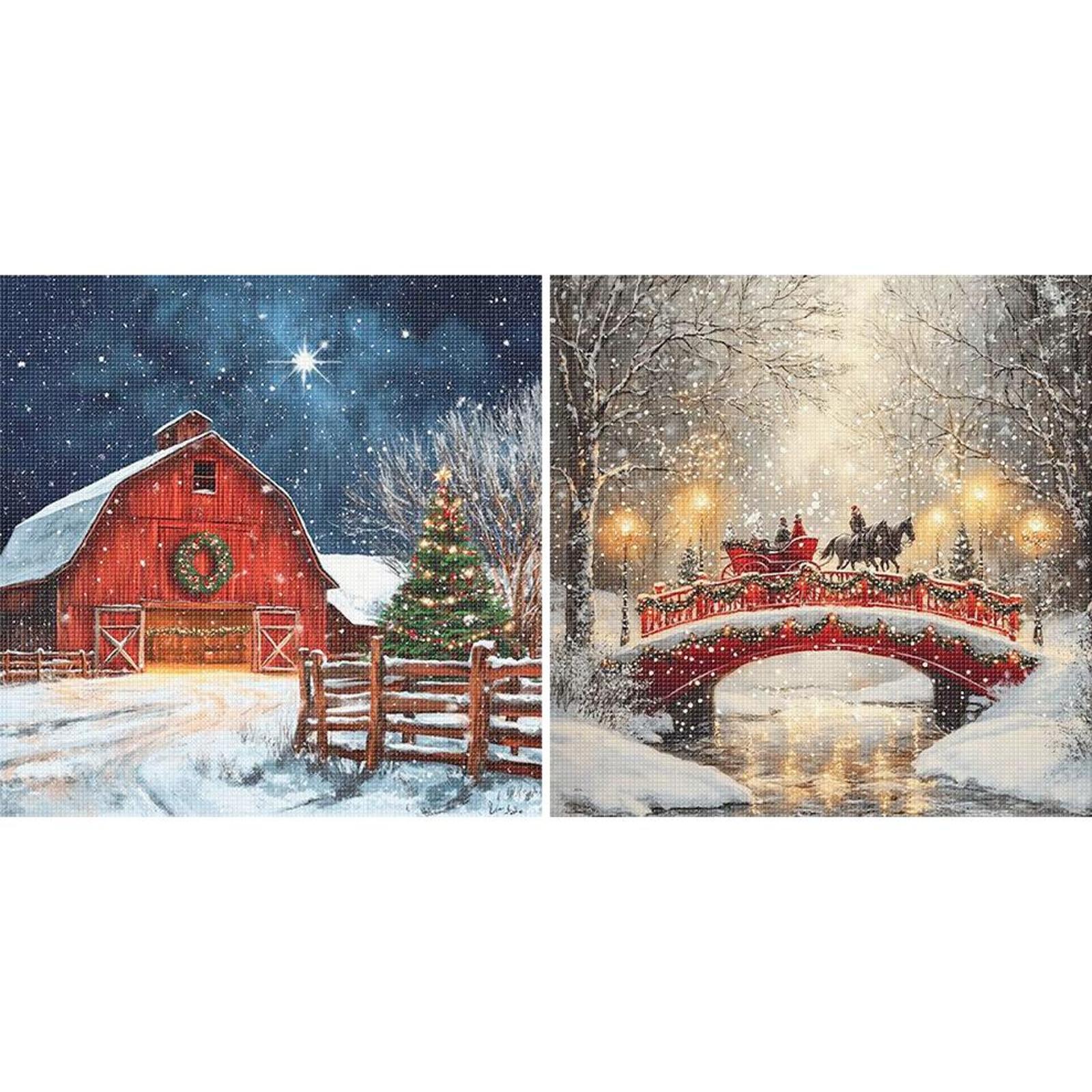 Full Embroidery cotton Thread  - Embroidery Xmas Kits ulasan dan harga