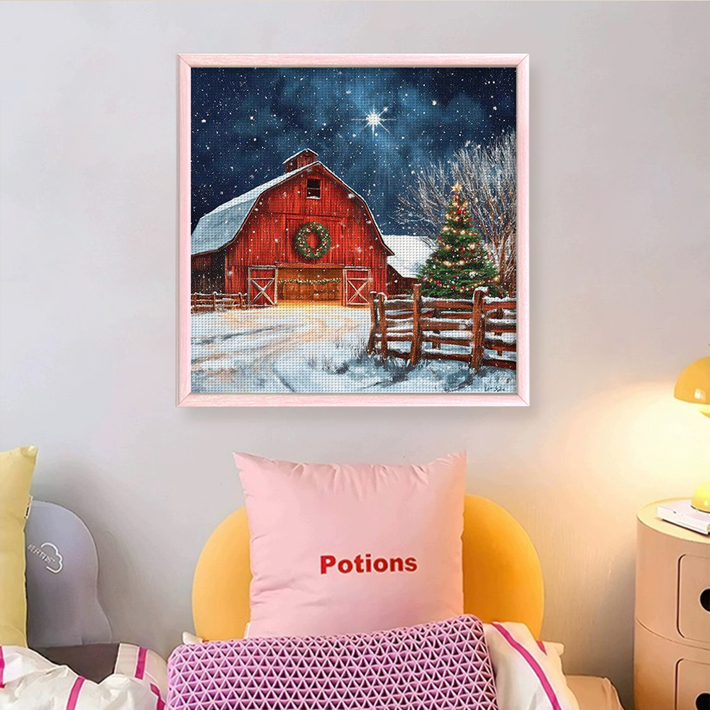 Full Embroidery cotton Thread  - Embroidery Xmas Kits ulasan dan harga