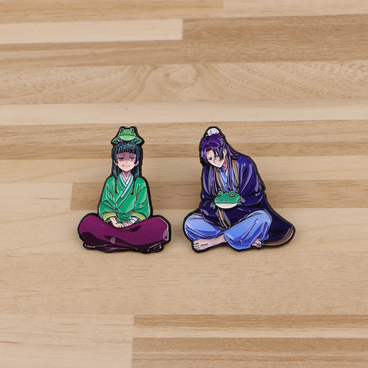 Anime Manga Enamel Lapel Pins  - Embroidery Illustration ulasan dan harga