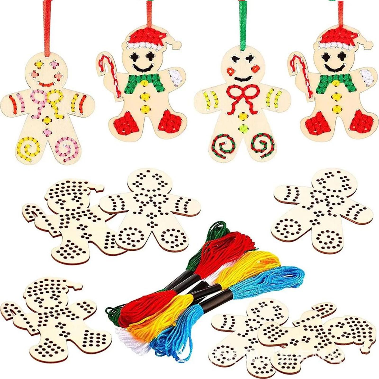 Cross Stitch Hanging Pendant E - Embroidery Xmas Kits ulasan dan harga