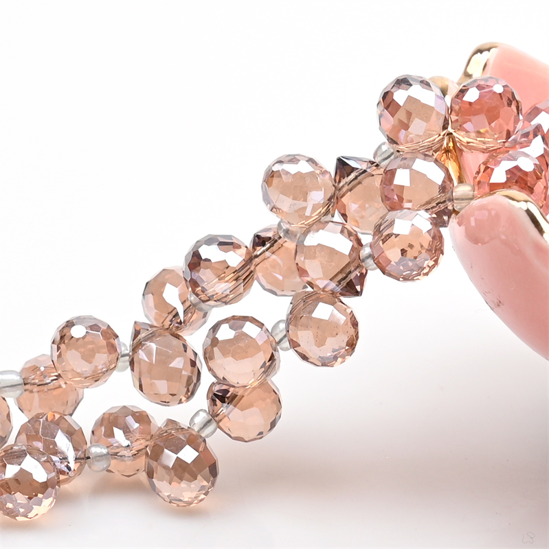 10*8mm Czech Crystal Waterdrop - Embroidery Glass Beads ulasan dan harga