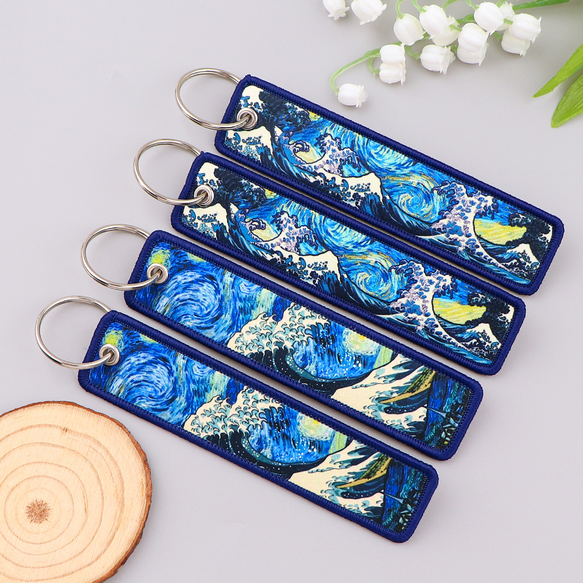Van Gogh Embroidery Key Fobs K - Embroidery Fish ulasan dan harga