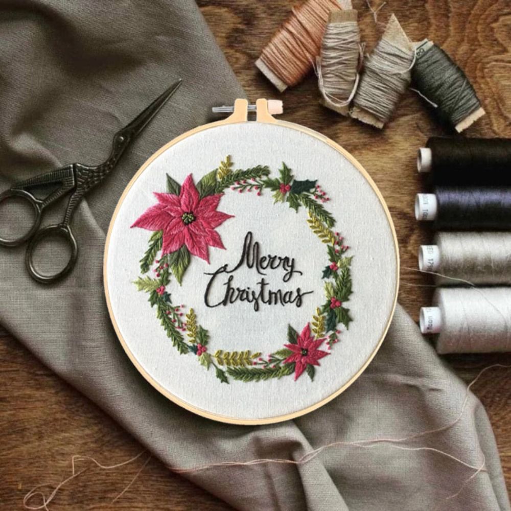 Xmas Gifts DIY Christmas Embro - Embroidery Xmas Kits ulasan dan harga
