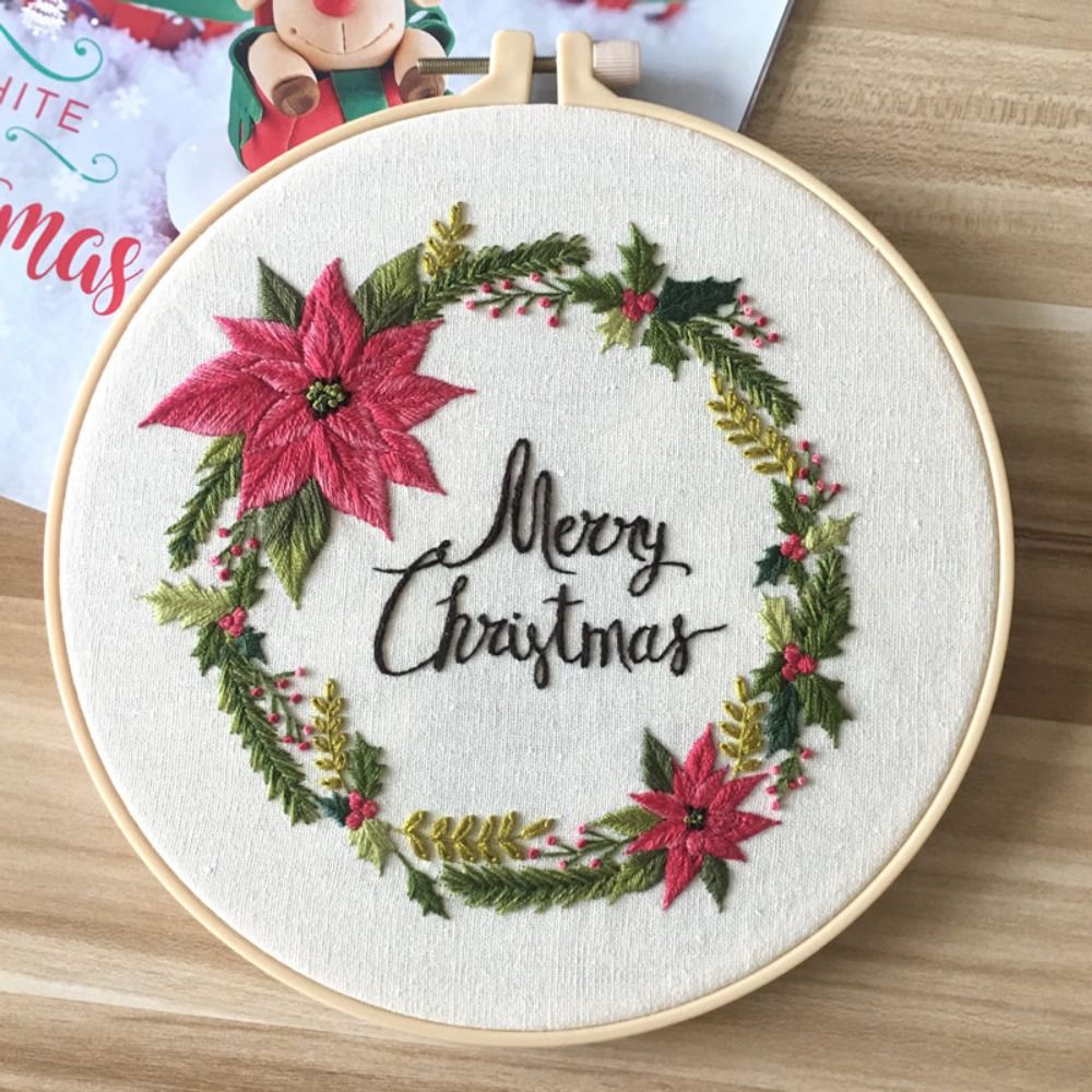 Xmas Gifts DIY Christmas Embro - Embroidery Xmas Kits ulasan dan harga