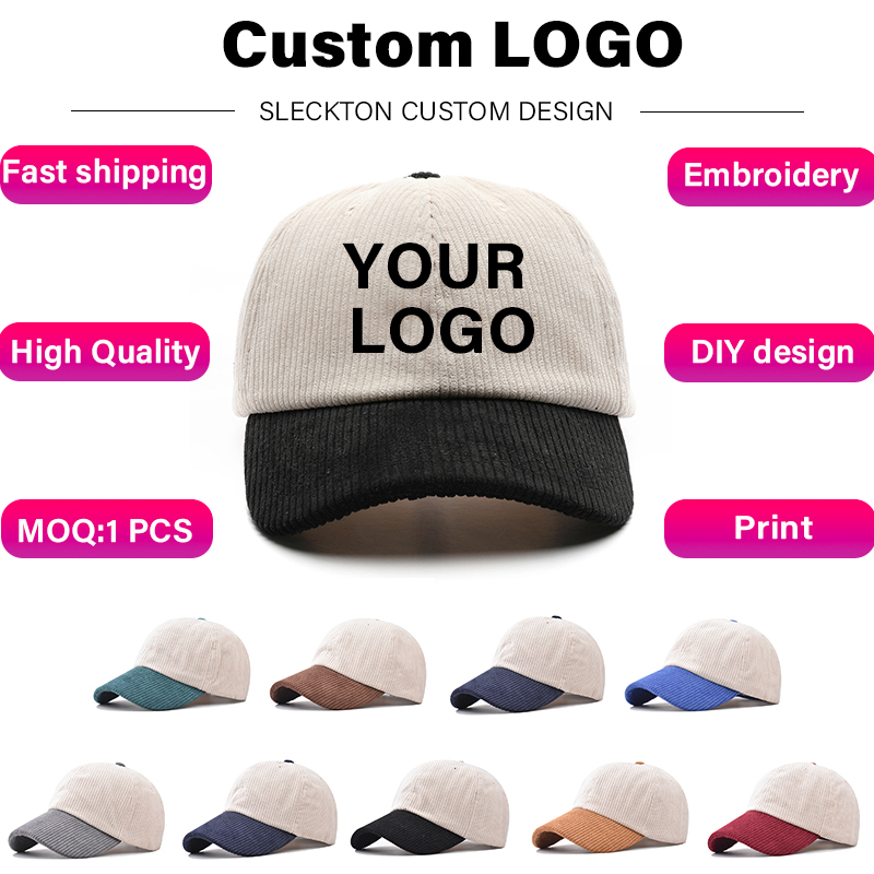 SLECKTON Logo Custom Baseball  - Embroidery Design Logo ulasan dan harga
