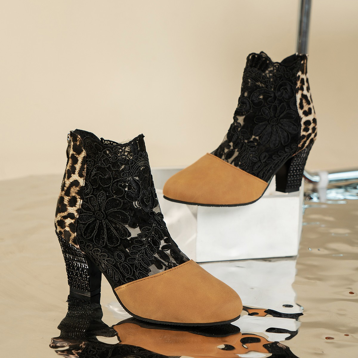 Sexy Women's Mesh Breathable S - Embroidery Lace ulasan dan harga