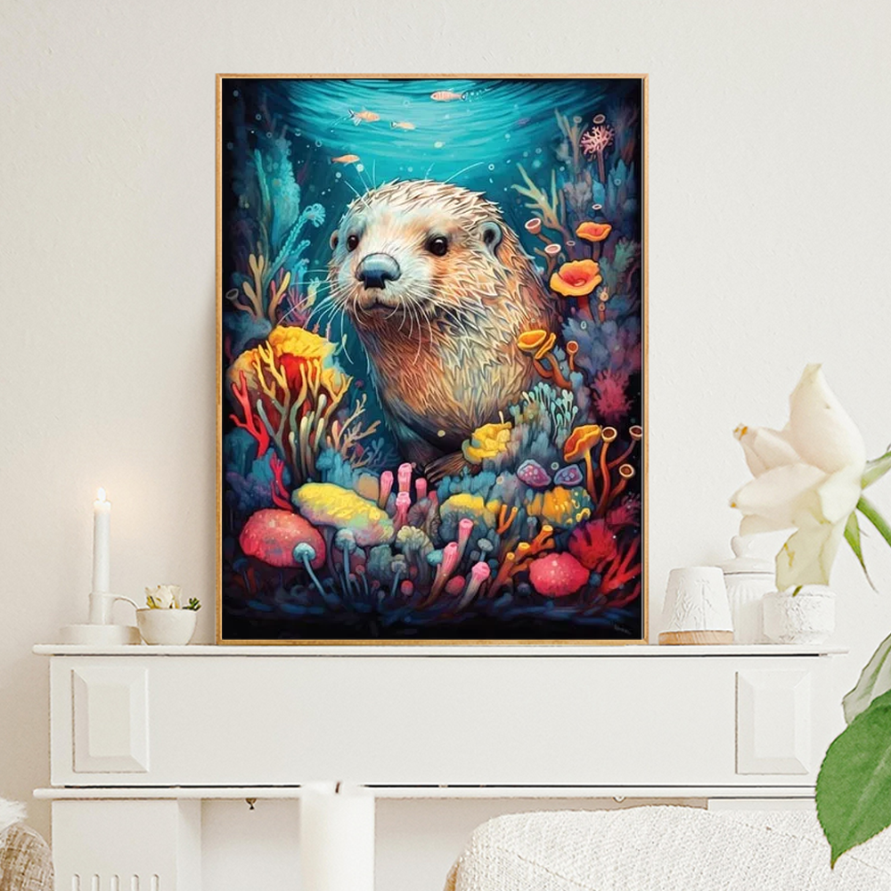 Underwater World Diamond Paint - Embroidery World ulasan dan harga