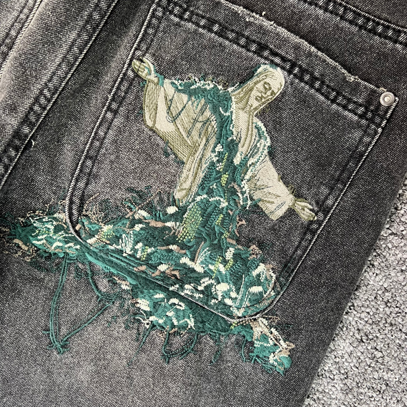 Real Photos Derschutze Jeans H - Embroidery Photoshop ulasan dan harga