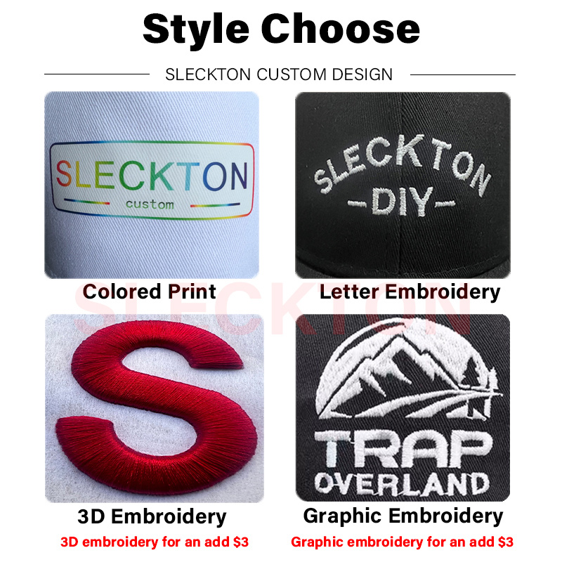 SLECKTON Custom Logo Baseball  - Embroidery Design Logo ulasan dan harga
