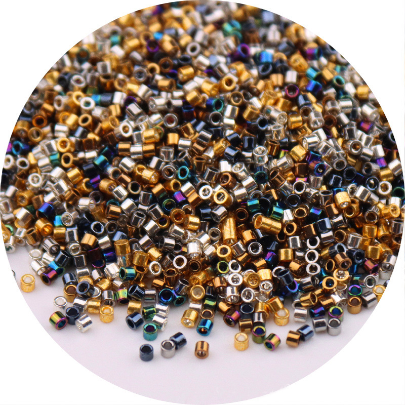 365pcs 2mm Japan Metallic Bron - Embroidery Glass Beads ulasan dan harga