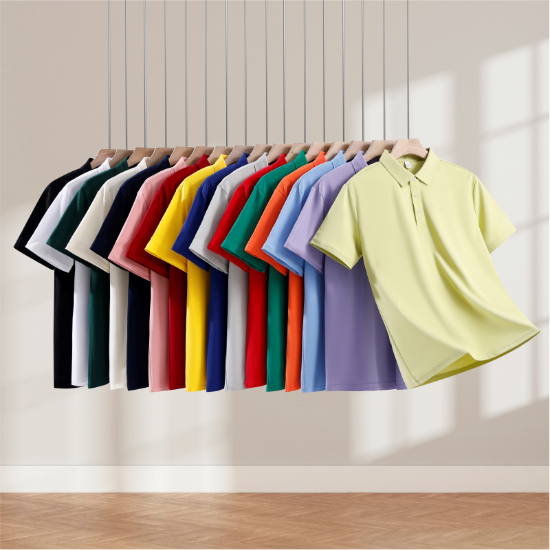 Custom polo T-shirt free print - Embroidery Logo ulasan dan harga