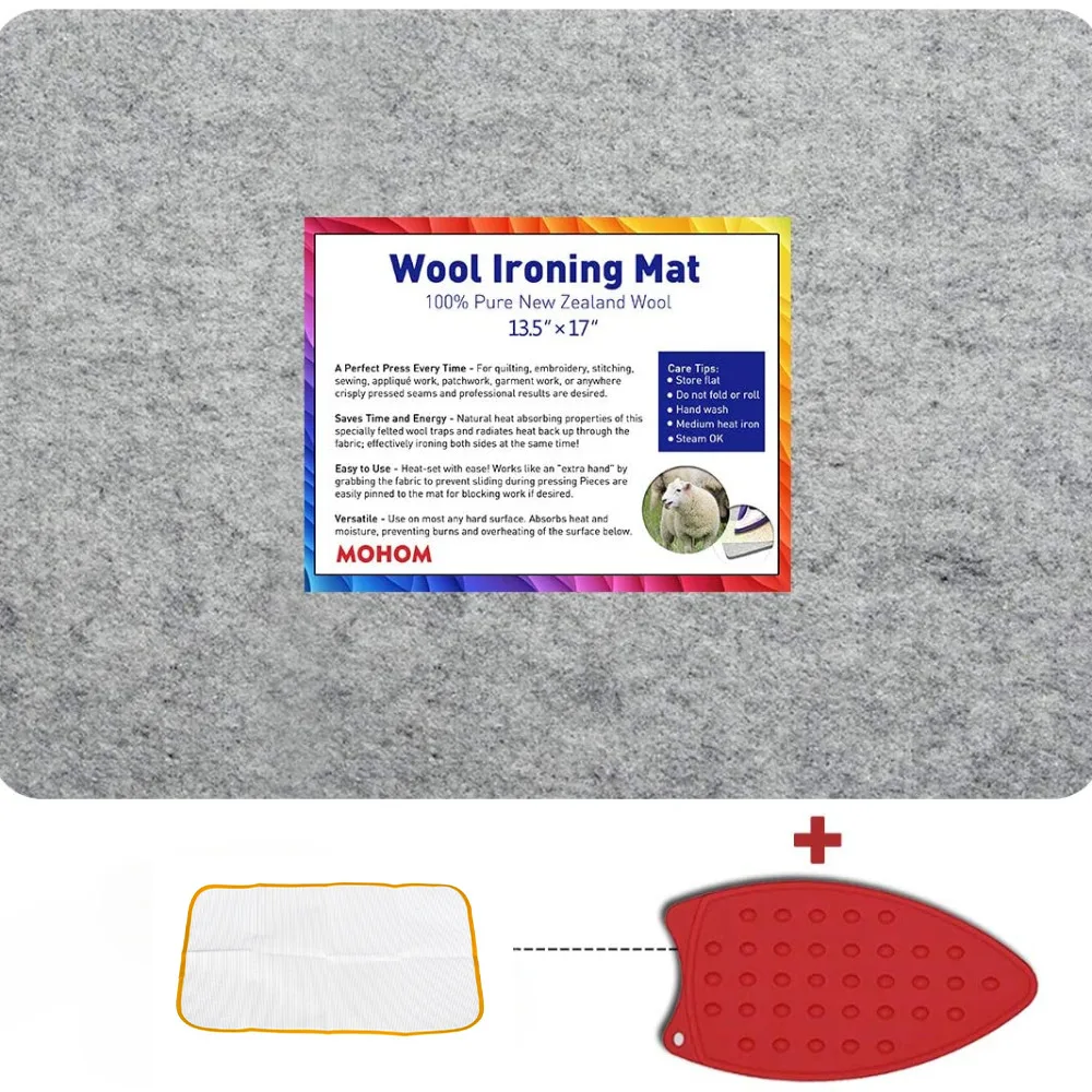 13.5×17 Inch Wool Ironing Mat  - Felt Sheet Wool ulasan dan harga