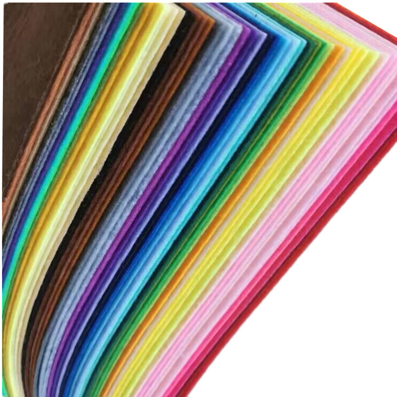 40Pcs 20*30cm Craft Felt Fabri - Felt Sheet Wool ulasan dan harga