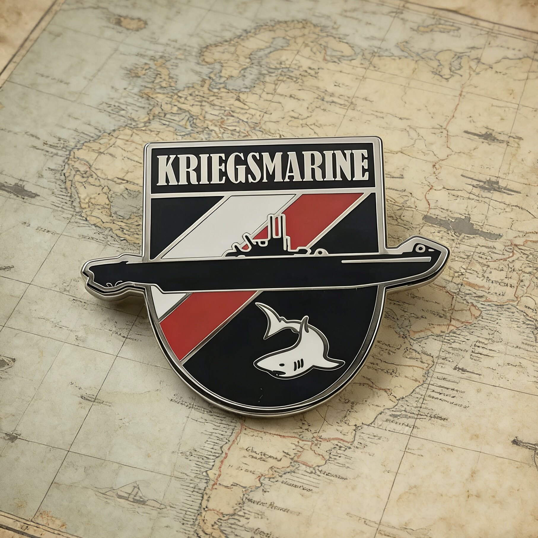 German U-Boat Submarine Emblem - Embroidery World ulasan dan harga