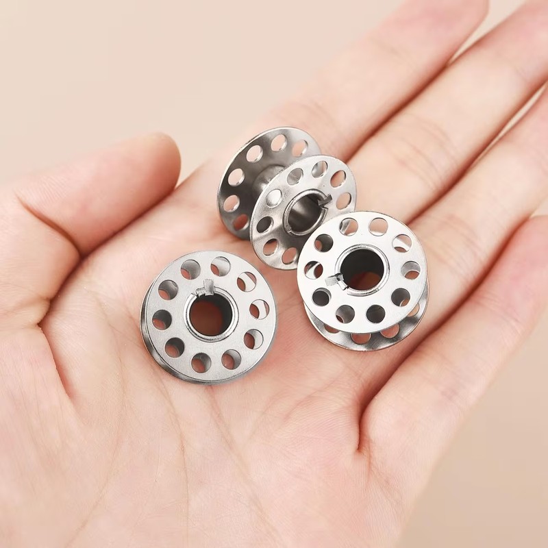 21Pcs Rustproof Metal Bobbins, - Embroidery Quilting ulasan dan harga