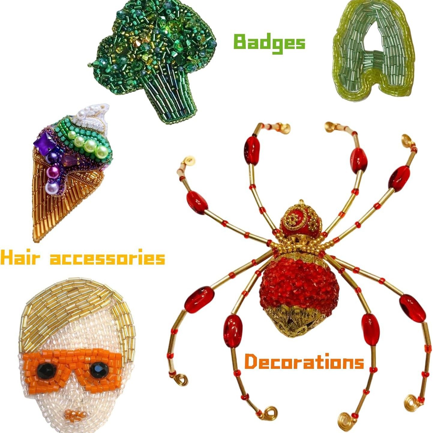 About 6720Pcs/Box 7mm 28 Color - Embroidery Glass Beads ulasan dan harga
