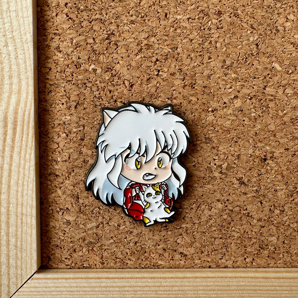 Cartoon Anime Character Enamel - Embroidery Illustration ulasan dan harga