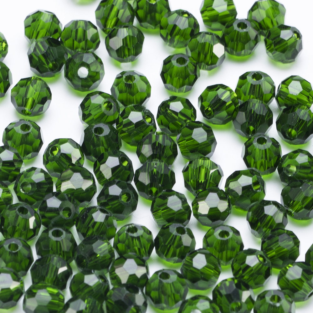 3 4 6 8mm Round Crystal Beads  - Embroidery Glass Beads ulasan dan harga