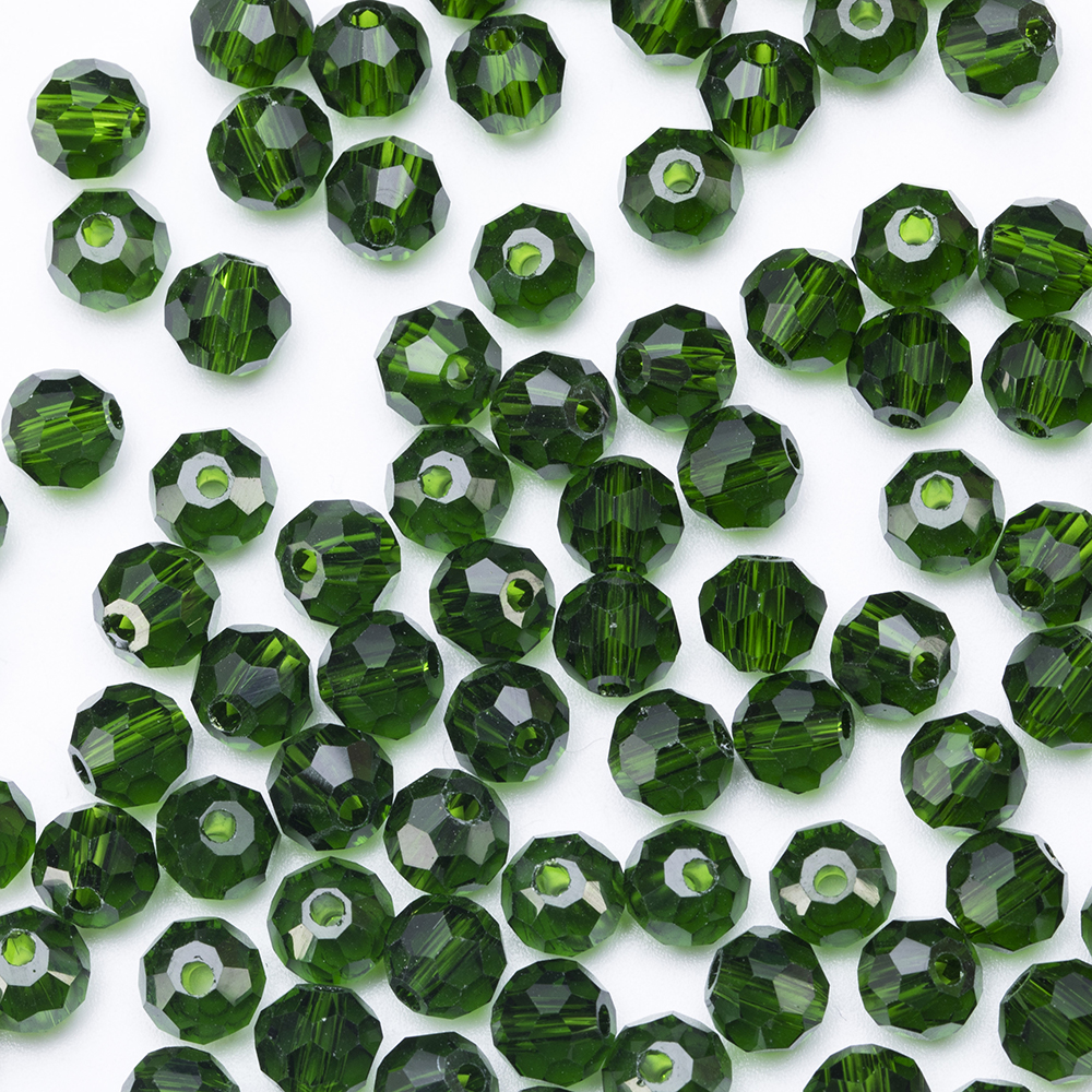 3 4 6 8mm Round Crystal Beads  - Embroidery Glass Beads ulasan dan harga