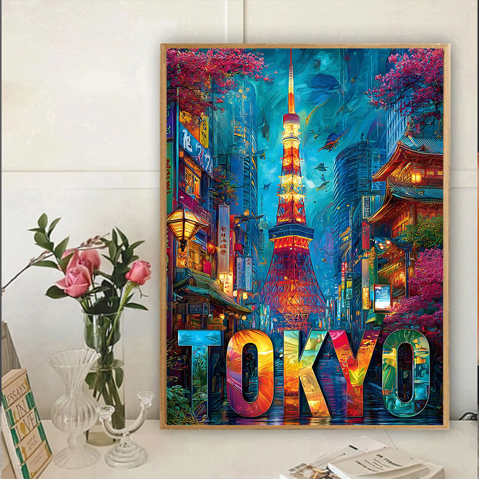 Diamond Painting New York, Tok - Embroidery World ulasan dan harga