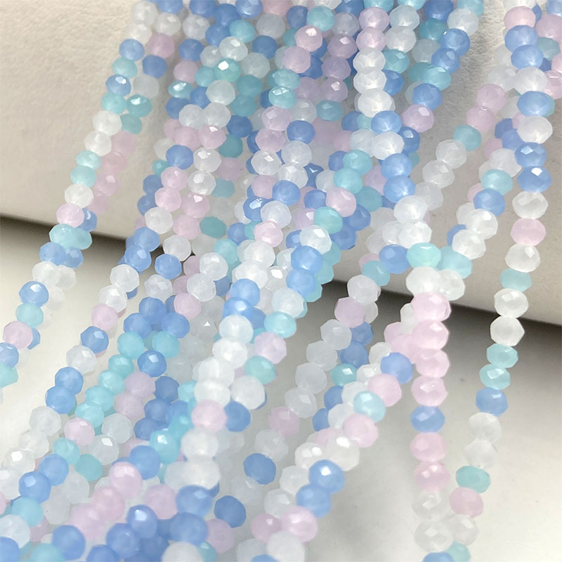 2mm Mixed Color Faceted Crysta - Embroidery Glass Beads ulasan dan harga