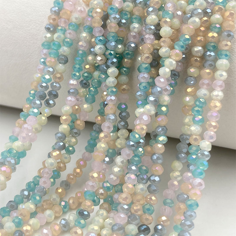 2mm Mixed Color Faceted Crysta - Embroidery Glass Beads ulasan dan harga