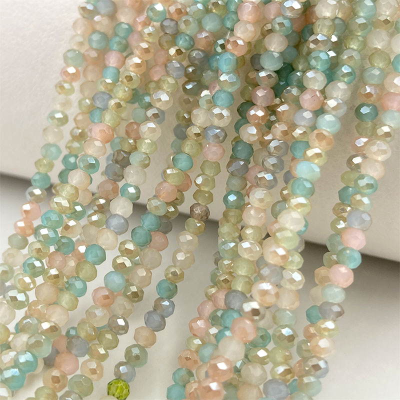 2mm Mixed Color Faceted Crysta - Embroidery Glass Beads ulasan dan harga
