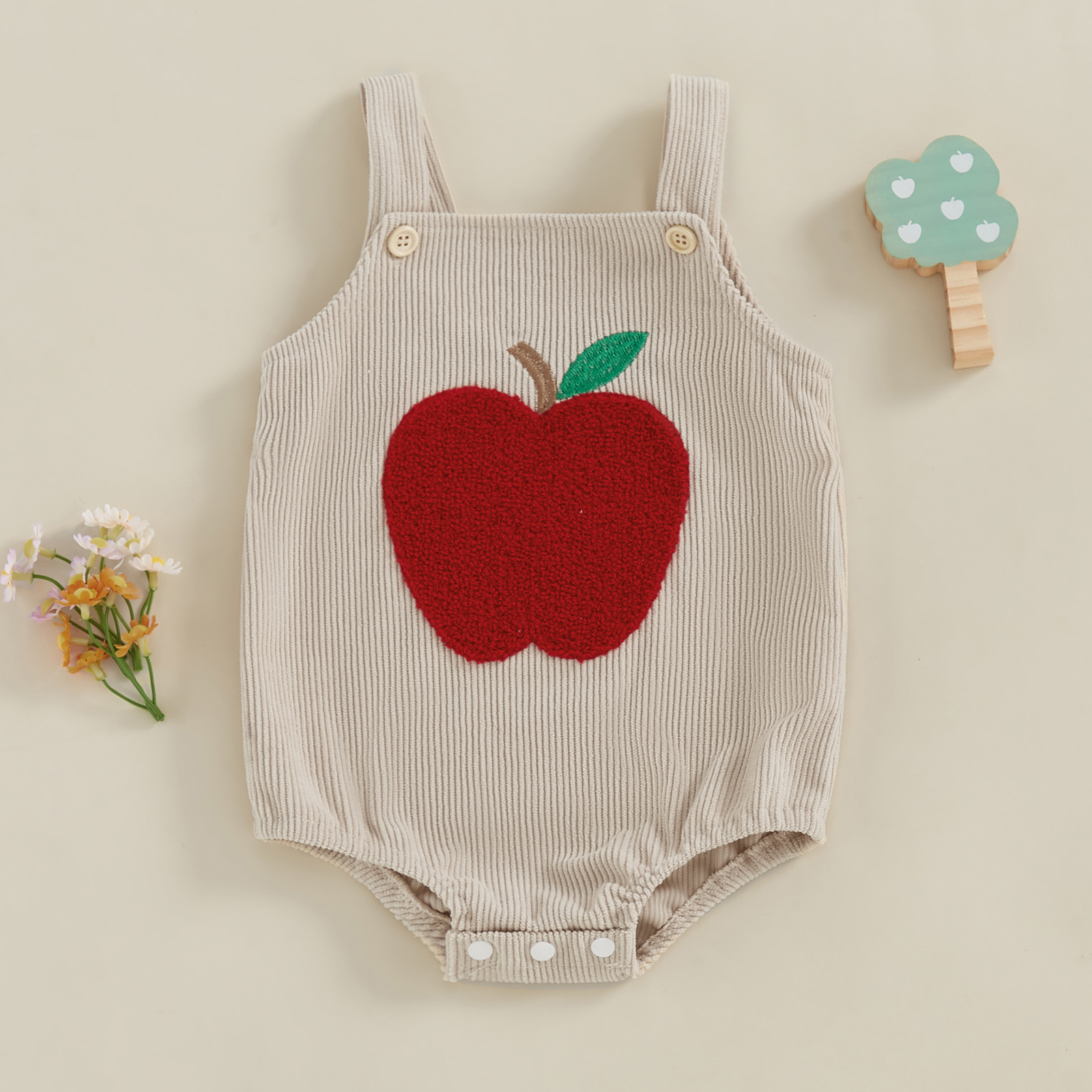 Summer Baby Romper Sleeveless  - Embroidery Lady Bug ulasan dan harga