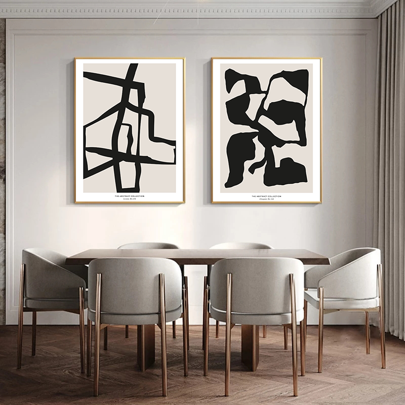 Minimalist Paint Strokes Abstr - Embroidery Art Painting ulasan dan harga