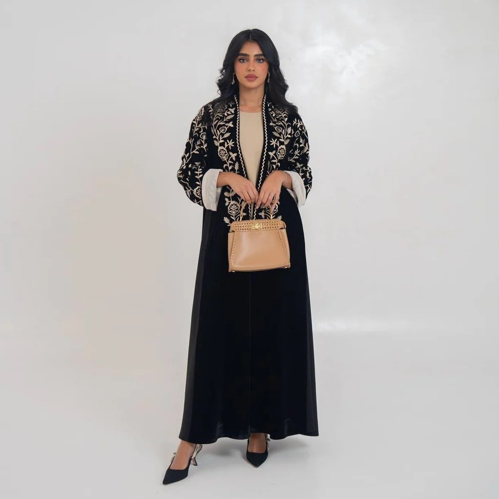 Eid Ramadan Embroidered Abaya  - Embroidery Kebaya ulasan dan harga