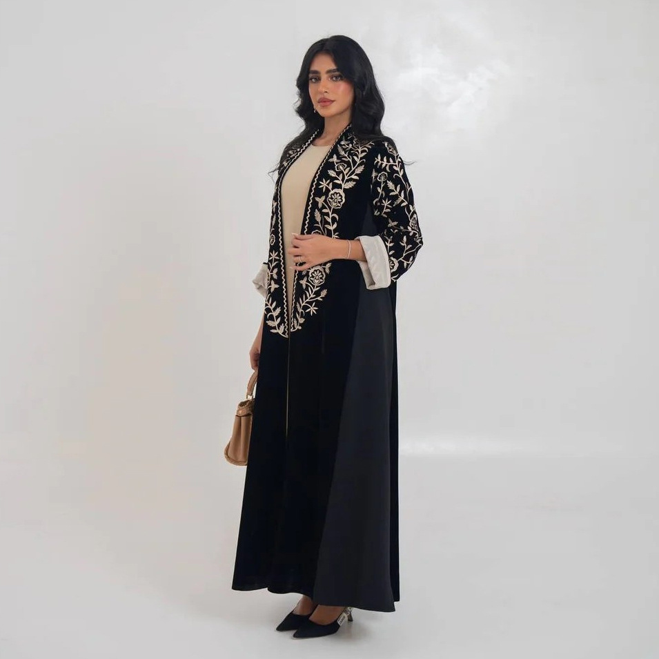 Eid Ramadan Embroidered Abaya  - Embroidery Kebaya ulasan dan harga