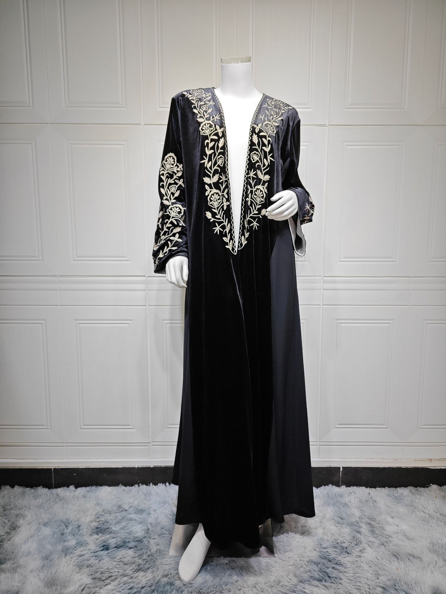 Eid Ramadan Embroidered Abaya  - Embroidery Kebaya ulasan dan harga
