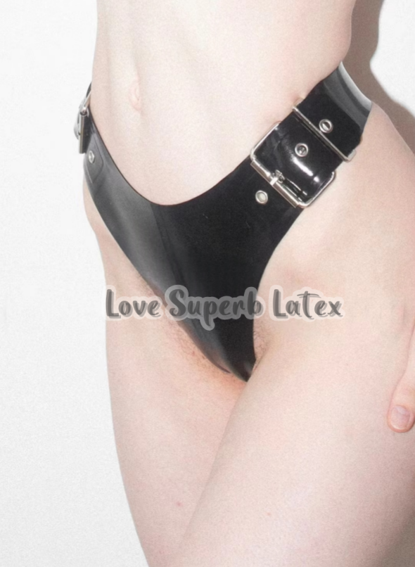Latex Women's Latex G-string B - Embroidery Art Painting ulasan dan harga