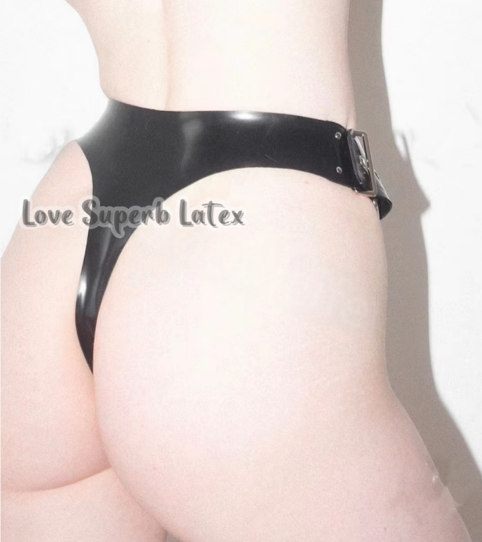 Latex Women's Latex G-string B - Embroidery Art Painting ulasan dan harga