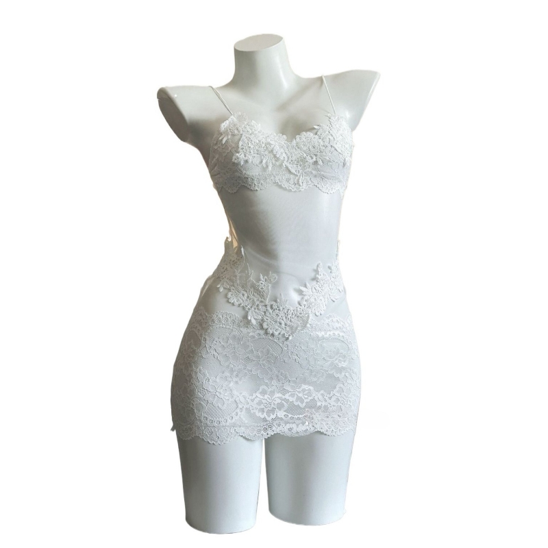 Sexy Lace Embroidery Strapless - Embroidery Lace ulasan dan harga