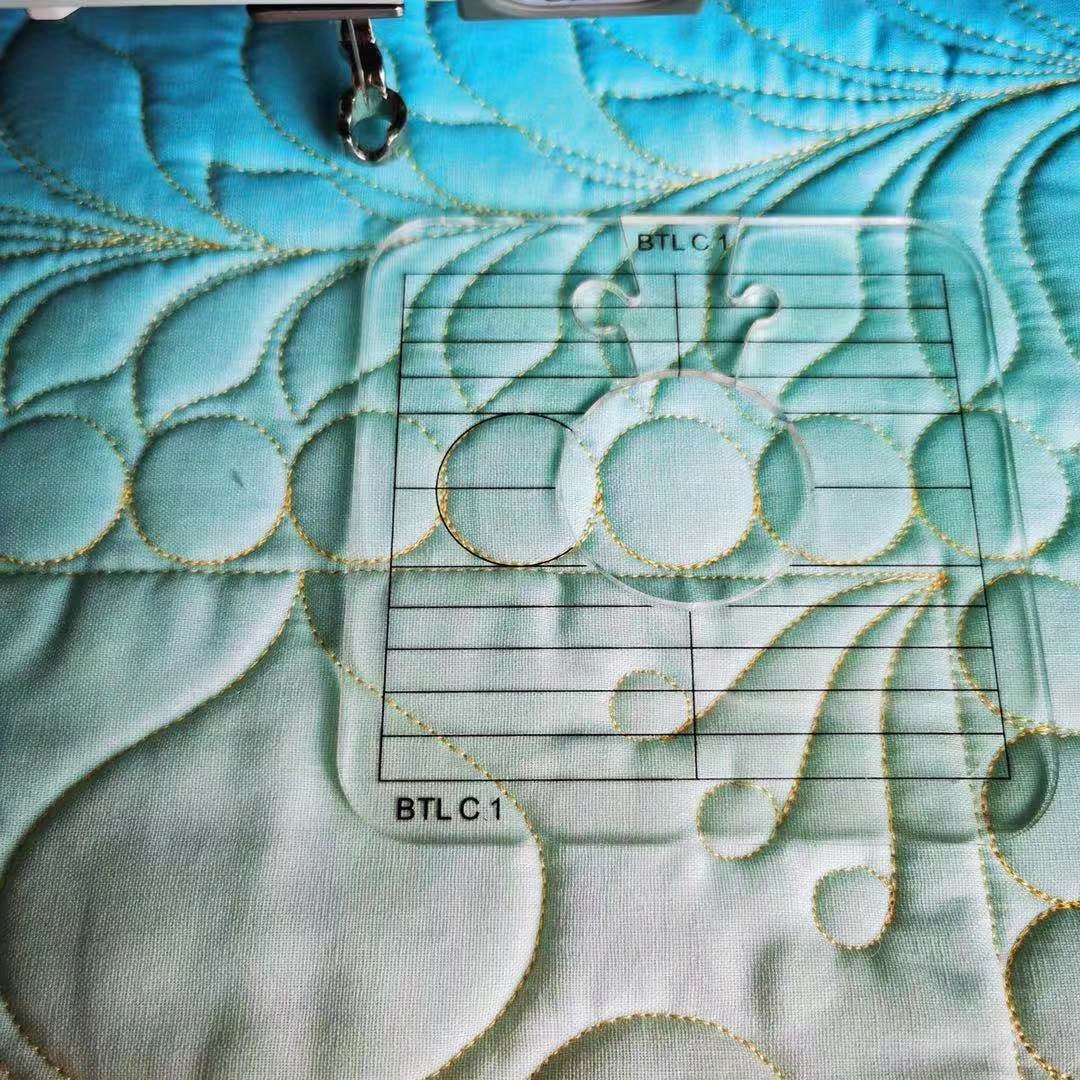 5Pcs Quilting Templates for Lo - Embroidery Zig Zag Stitch ulasan dan harga